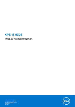 Dell XPS 13 9305 laptop Manuel utilisateur