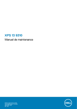 Dell XPS 13 9310 laptop Manuel utilisateur