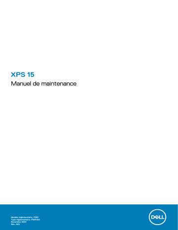 Dell XPS 15 7590 laptop Manuel utilisateur | Fixfr