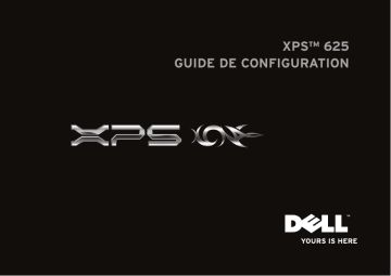 Dell XPS 625 desktop Guide de démarrage rapide | Fixfr