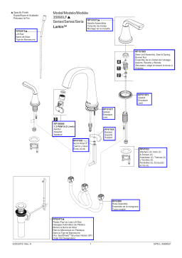 Delta 35890LF-BL Larkin Matte Black 2-Handle Widespread WaterSense Bathroom Sink Faucet Manuel utilisateur