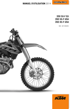 KTM 350 XC-F 2014 Manuel utilisateur