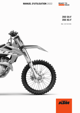 KTM 350 XC-F 2022 Manuel utilisateur