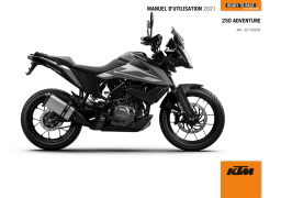 KTM 250 Adventure 2021 Manuel utilisateur