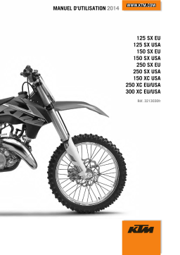 KTM 250 XC 2014 Manuel utilisateur