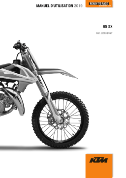 KTM 85 SX 17/14 2019 Manuel utilisateur