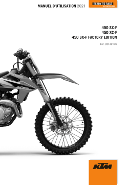 KTM 450 XC-F 2021 Manuel utilisateur