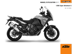 KTM 1290 Super Adventure S 2017 Manuel utilisateur