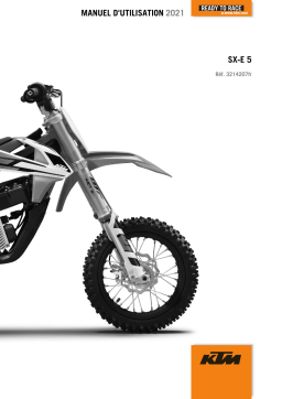 KTM SX-E 5 2021 Manuel utilisateur