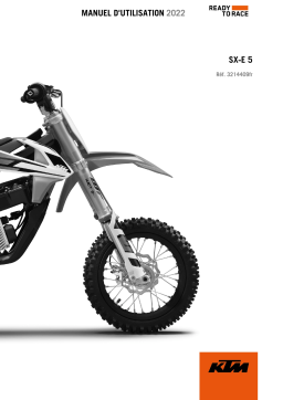 KTM SX-E 5 2022 Manuel utilisateur