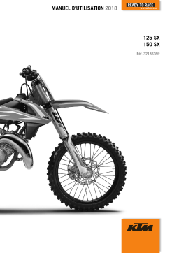 KTM 150 SX 2018 Manuel utilisateur