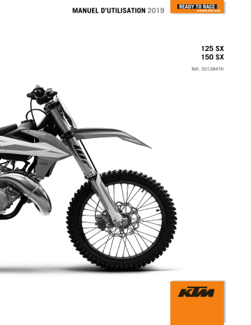 150 SX 2019 | Manuel du propriétaire | KTM 125 SX 2019 Manuel utilisateur | Fixfr