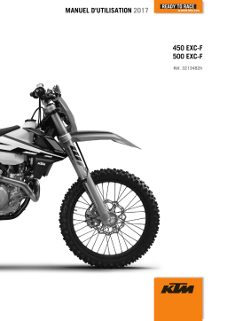 KTM 500 EXC-F Six Days 2017 Manuel utilisateur