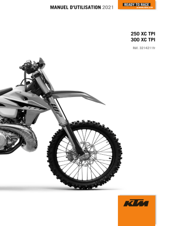 250 XC TPI 2021 | Manuel du propriétaire | KTM 300 XC TPI 2021 Manuel utilisateur | Fixfr