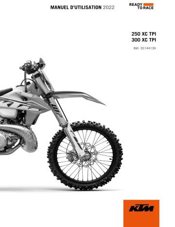 250 XC TPI 2022 | Manuel du propriétaire | KTM 300 XC TPI 2022 Manuel utilisateur | Fixfr