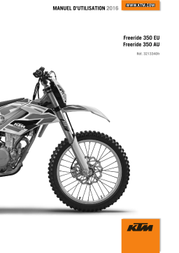 KTM Freeride 350 2016 Manuel utilisateur