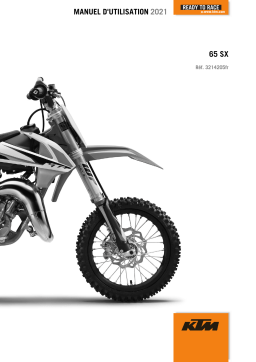 KTM 65 SX 2021 Manuel utilisateur