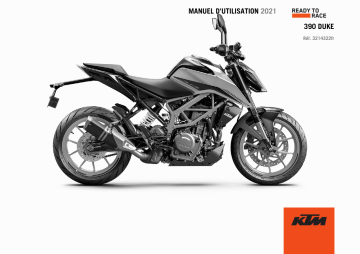 Manuel du propriétaire | KTM 390 Duke 2021 Manuel utilisateur | Fixfr