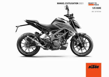 Manuel du propriétaire | KTM 125 Duke 2021 Manuel utilisateur | Fixfr