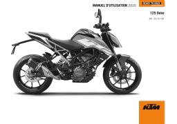 KTM 125 Duke 2020 Manuel utilisateur