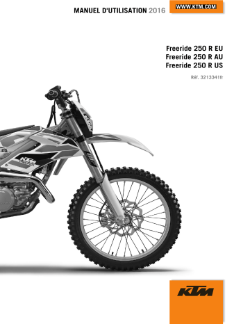 Manuel du propriétaire | KTM Freeride 250 R 2016 Manuel utilisateur | Fixfr