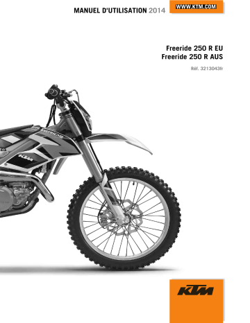 Manuel du propriétaire | KTM Freeride 250 R 2014 Manuel utilisateur | Fixfr