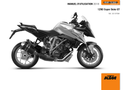 KTM 1290 SUPER DUKE GT 2018 Manuel utilisateur