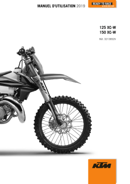 KTM 150 XC-W 2019 Manuel utilisateur