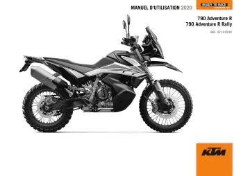 790 Adventure R Rally 2020 | Manuel du propriétaire | KTM 790 Adventure R 2020 Manuel utilisateur | Fixfr