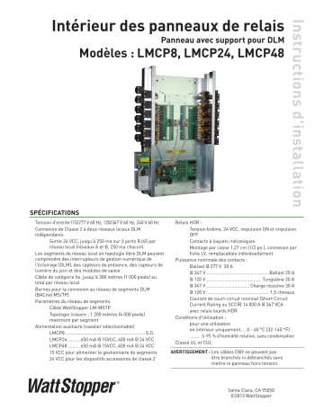 Legrand LMCP-LI8, LI24, and LI48 Retrofit Kits Guide d'installation | Fixfr