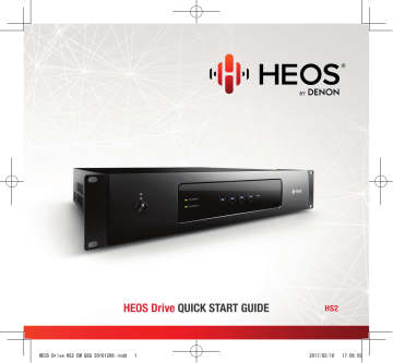 Denon HEOS DRIVE audio distribution system Guide de démarrage rapide | Fixfr