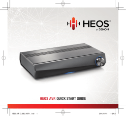 Denon HEOS AVR 5.1-channel AV receiver Guide de démarrage rapide