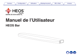 Denon HEOS Bar BARRE DE SON SANS FIL Manuel du propriétaire