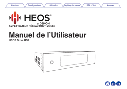 Denon HEOS Drive HS2 AMPLIFICATEUR RÉSEAU MULTI-ZONES Manuel du propriétaire