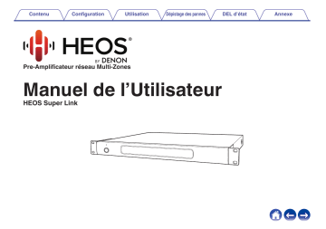 Denon HEOS Super Link Pre-Amplificateur réseau Multi-Zones Manuel du propriétaire | Fixfr