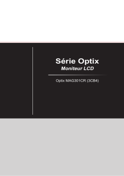 MSI Optix MAG301CR MONITOR Manuel du propriétaire