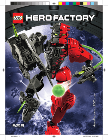 Lego 6218 hero factory Manuel utilisateur | Fixfr