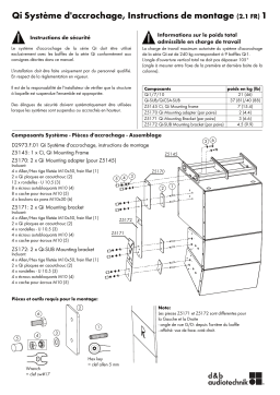 D&B Qi Système d'accrochage Manuel utilisateur