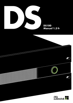 D&B DS100 Manuel utilisateur