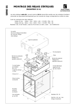 Eurotherm Relais Statiques série SS  Manuel utilisateur