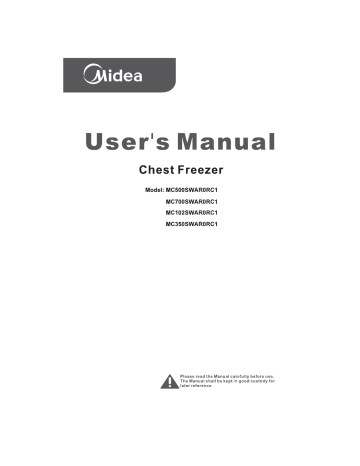 MC102SWAR0RC1 | MC700SWAR0RC1 | MC500SWAR0RC1 | Midea MC350SWAR0RC1 Manuel du propriétaire | Fixfr