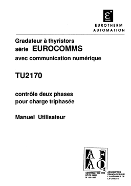 Eurotherm TU2170 315A  Manuel du propriétaire