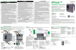 Eurotherm EPack 3PH Manuel utilisateur