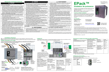 Mode d'emploi | Eurotherm EPack 3PH Manuel utilisateur | Fixfr