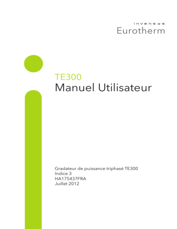 Eurotherm TE300 Manuel du propriétaire | Fixfr