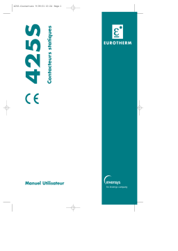 Eurotherm 425 Manuel du propriétaire