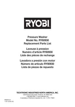 Ryobi RY40930 40V STRING TRIMMER & BLOWER Kit Manuel utilisateur