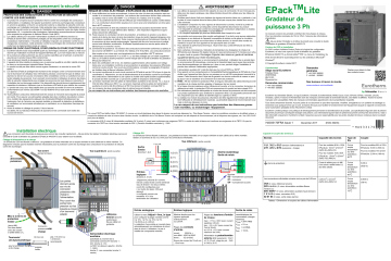 Eurotherm EPack Lite 3 Manuel du propriétaire | Fixfr