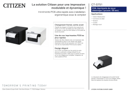 Citizen CT-S751 printer Fiche technique