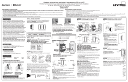 Leviton DDL06-BLZ Decora Digital Dimmer and 24 hour Timer Manuel utilisateur